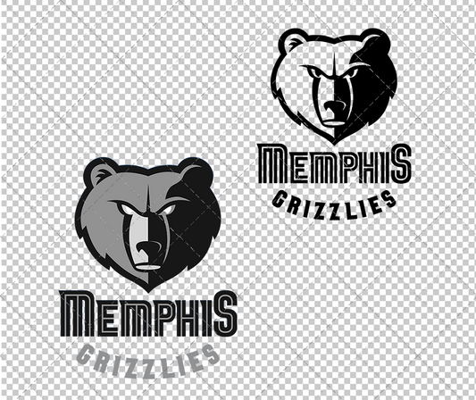 Memphis Grizzlies Concept 2004 002, Svg, Dxf, Eps, Png - SvgShopArt