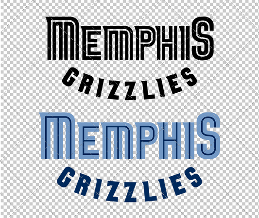 Memphis Grizzlies Wordmark 2004 002, Svg, Dxf, Eps, Png - SvgShopArt