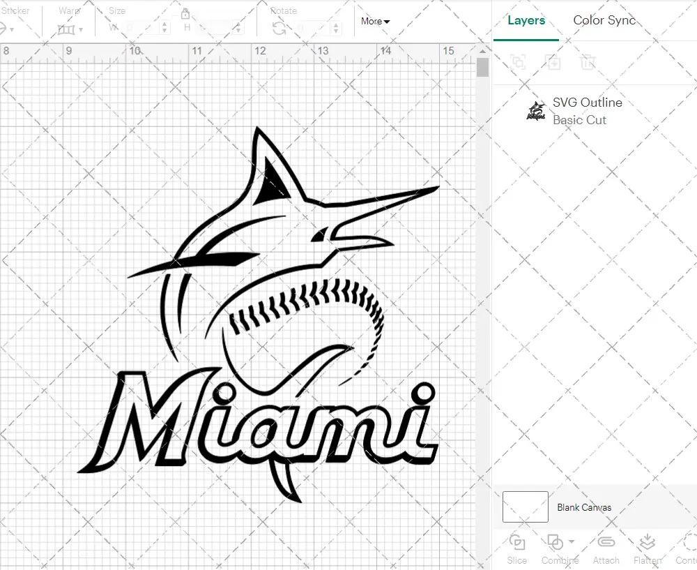 Miami Marlins 2019, Svg, Dxf, Eps, Png - SvgShopArt