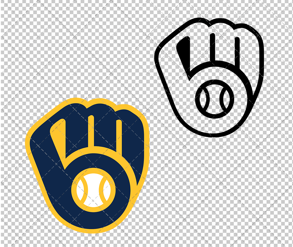 Milwaukee Brewers Alternate 2020, Svg, Dxf, Eps, Png - SvgShopArt