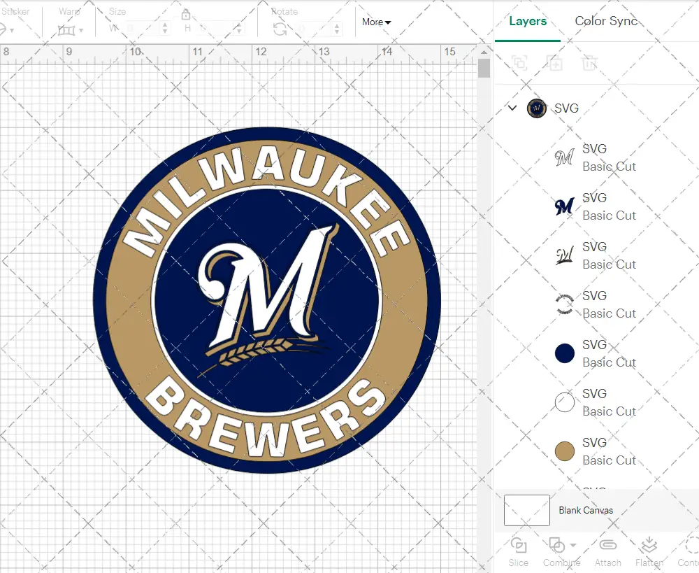 Milwaukee Brewers Circle 2000, Svg, Dxf, Eps, Png - SvgShopArt