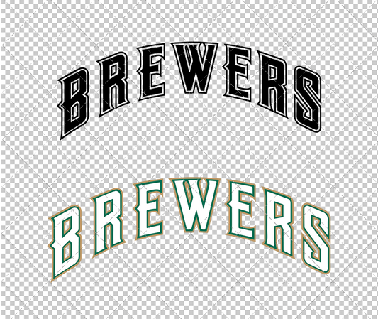 Milwaukee Brewers Jersey 1997 003, Svg, Dxf, Eps, Png - SvgShopArt