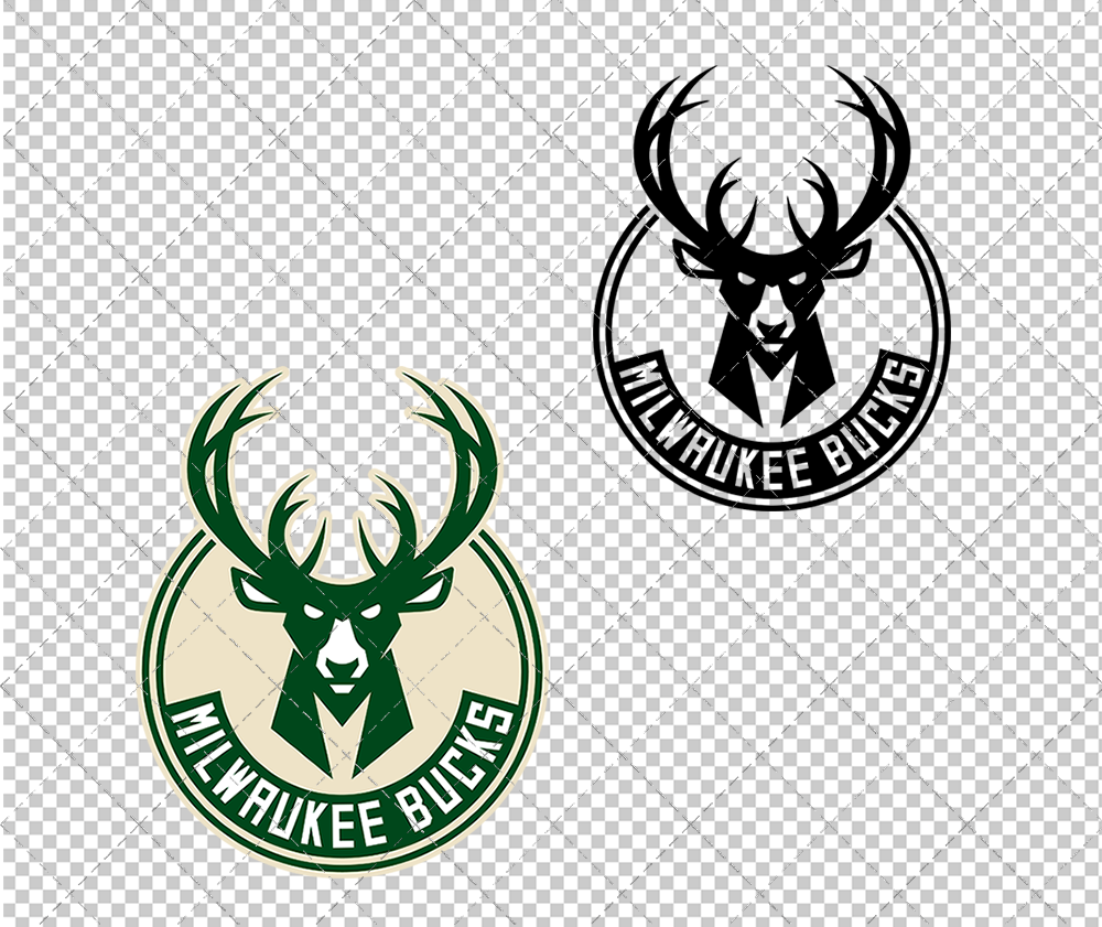 Milwaukee Bucks 2015, Svg, Dxf, Eps, Png - SvgShopArt