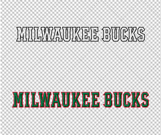 Milwaukee Bucks Wordmark 2006 002, Svg, Dxf, Eps, Png - SvgShopArt