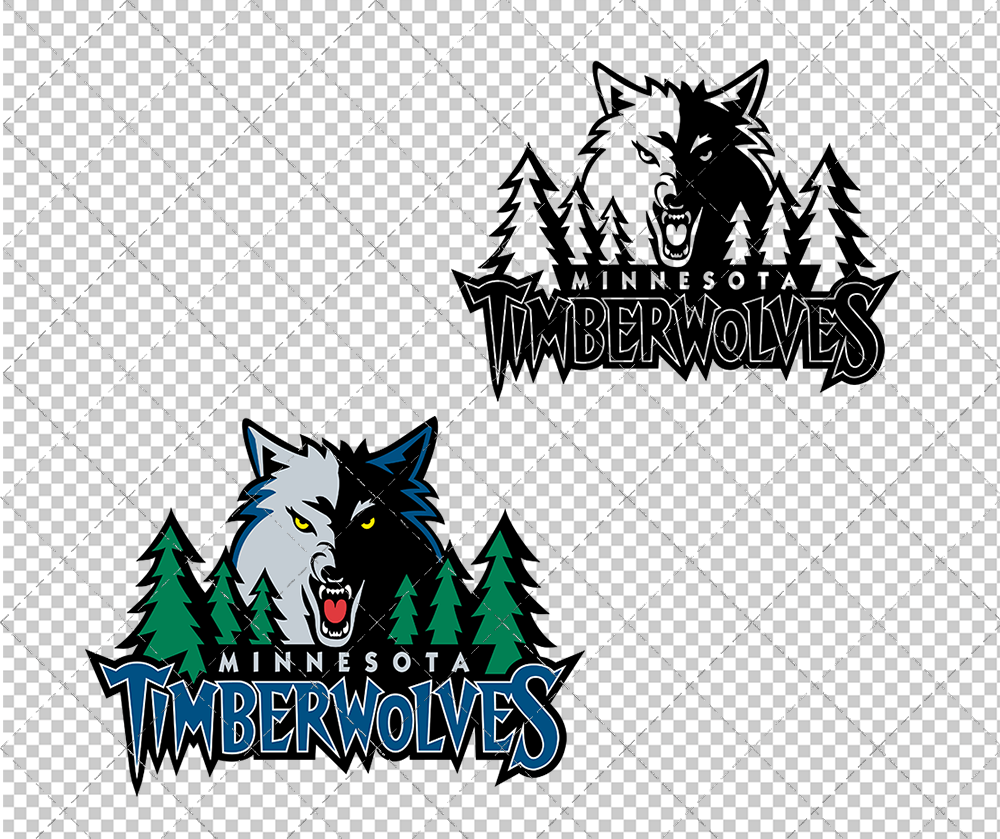 Minnesota Timberwolves 1996, Svg, Dxf, Eps, Png - SvgShopArt