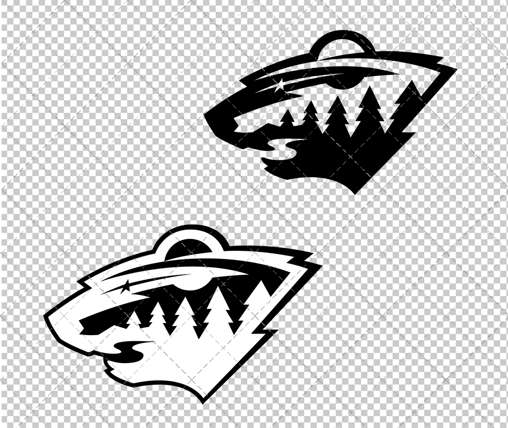 Minnesota Wild Concept 2013 011, Svg, Dxf, Eps, Png - SvgShopArt