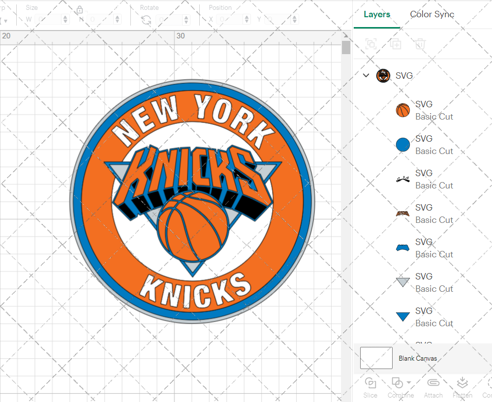 New York Knicks Circle 2011 003, Svg, Dxf, Eps, Png - SvgShopArt