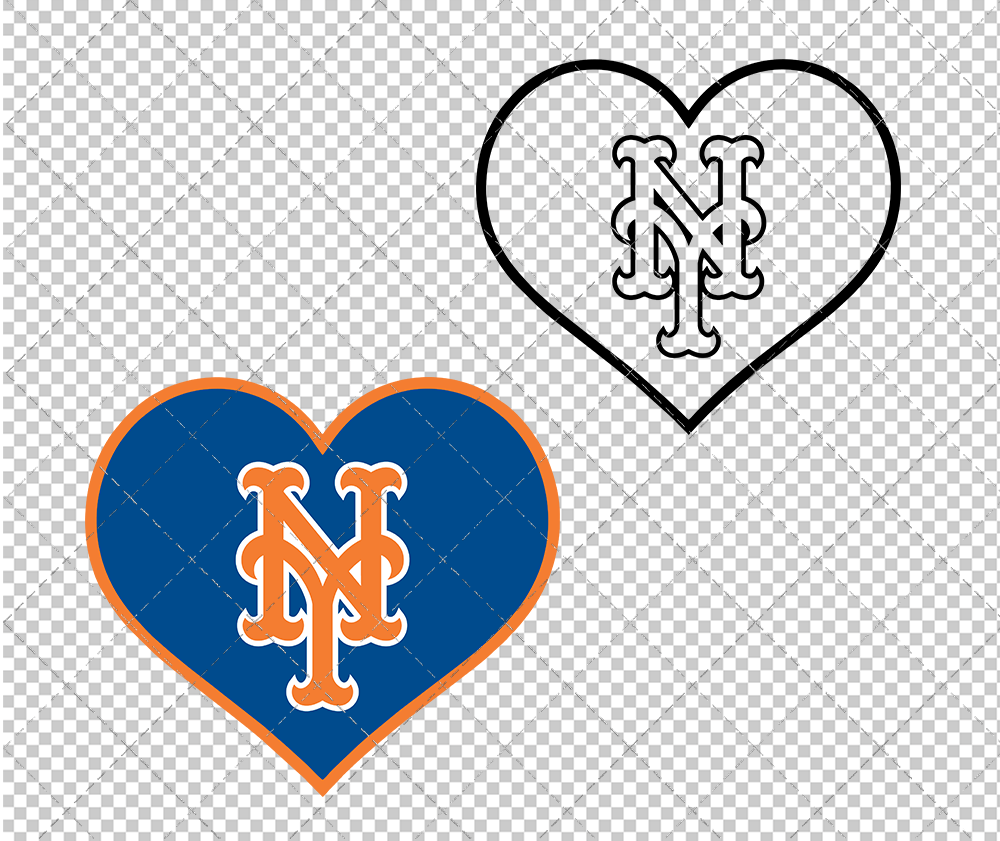 New York Mets Concept 1999, Svg, Dxf, Eps, Png - SvgShopArt