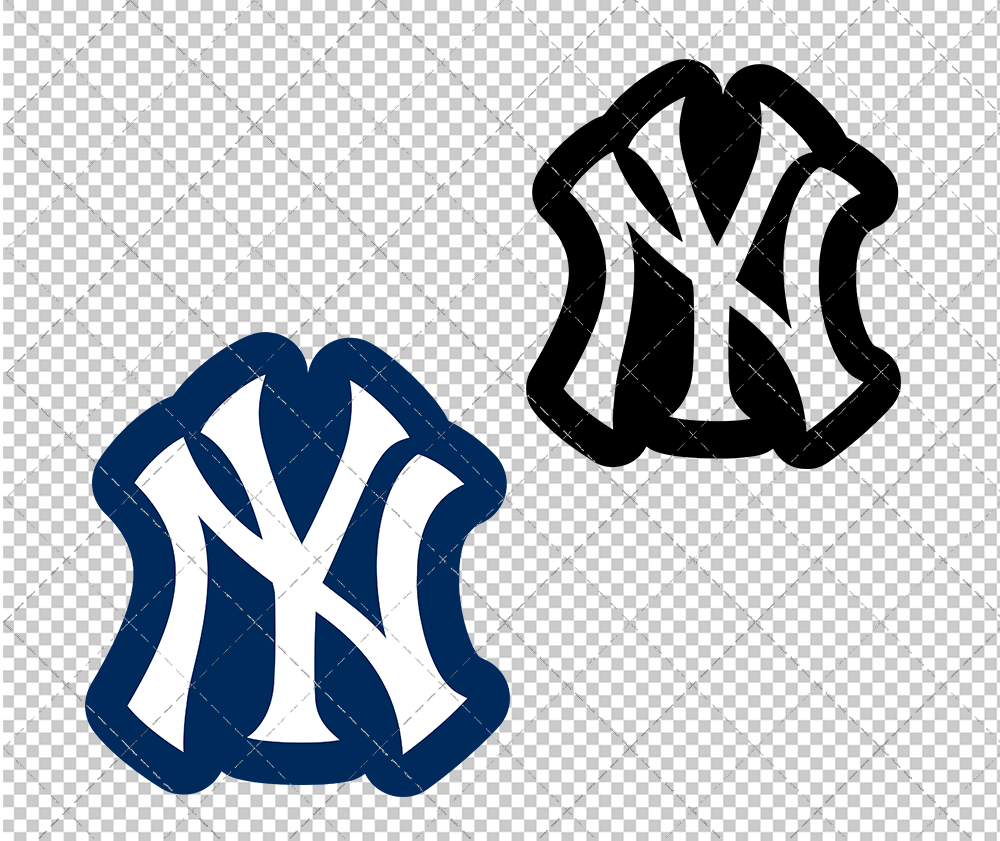 New York Yankees Concept 1968 002, Svg, Dxf, Eps, Png - SvgShopArt