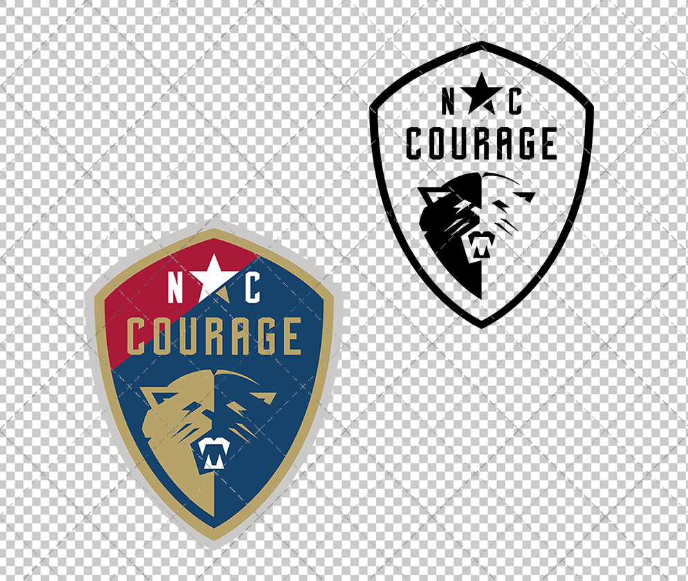 North Carolina Courage 2021, Svg, Dxf, Eps, Png