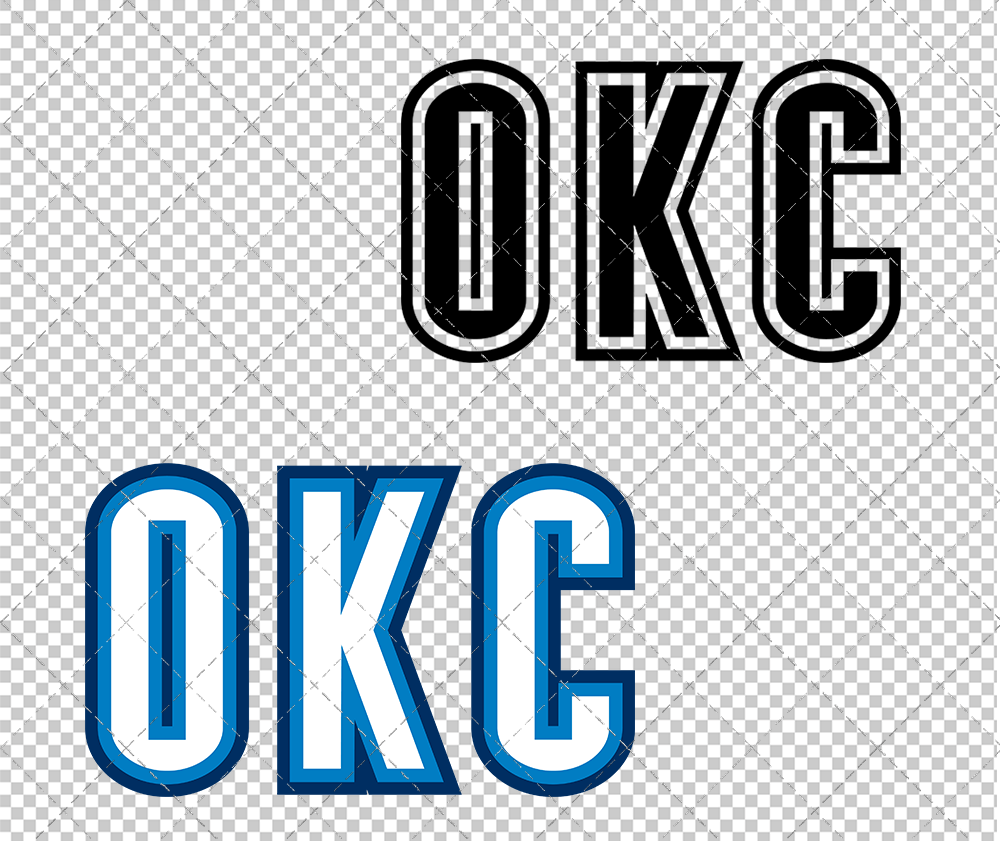Oklahoma City Thunder Alternate 2017 002, Svg, Dxf, Eps, Png - SvgShopArt