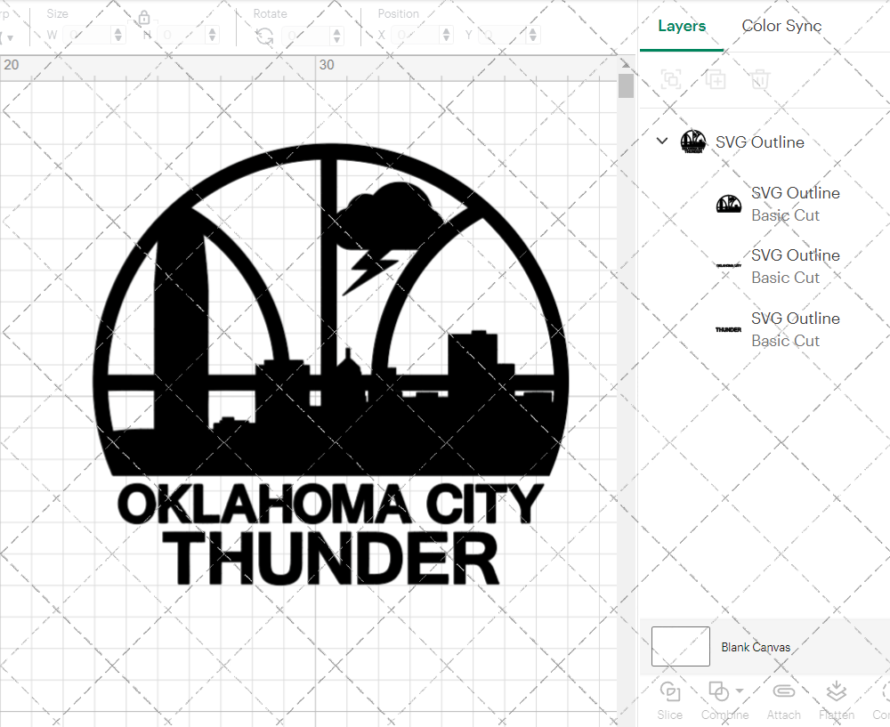 Oklahoma City Thunder Concept 2008 007, Svg, Dxf, Eps, Png - SvgShopArt