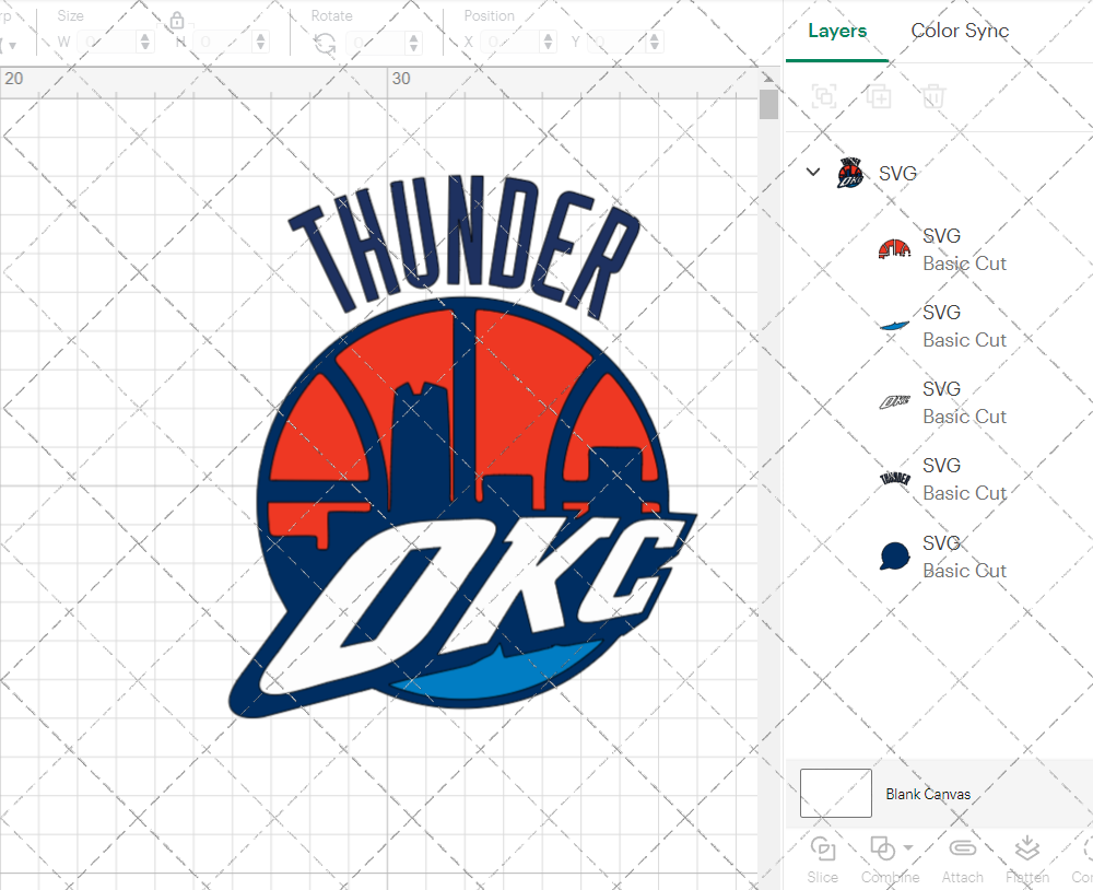Oklahoma City Thunder Concept 2008 008, Svg, Dxf, Eps, Png - SvgShopArt