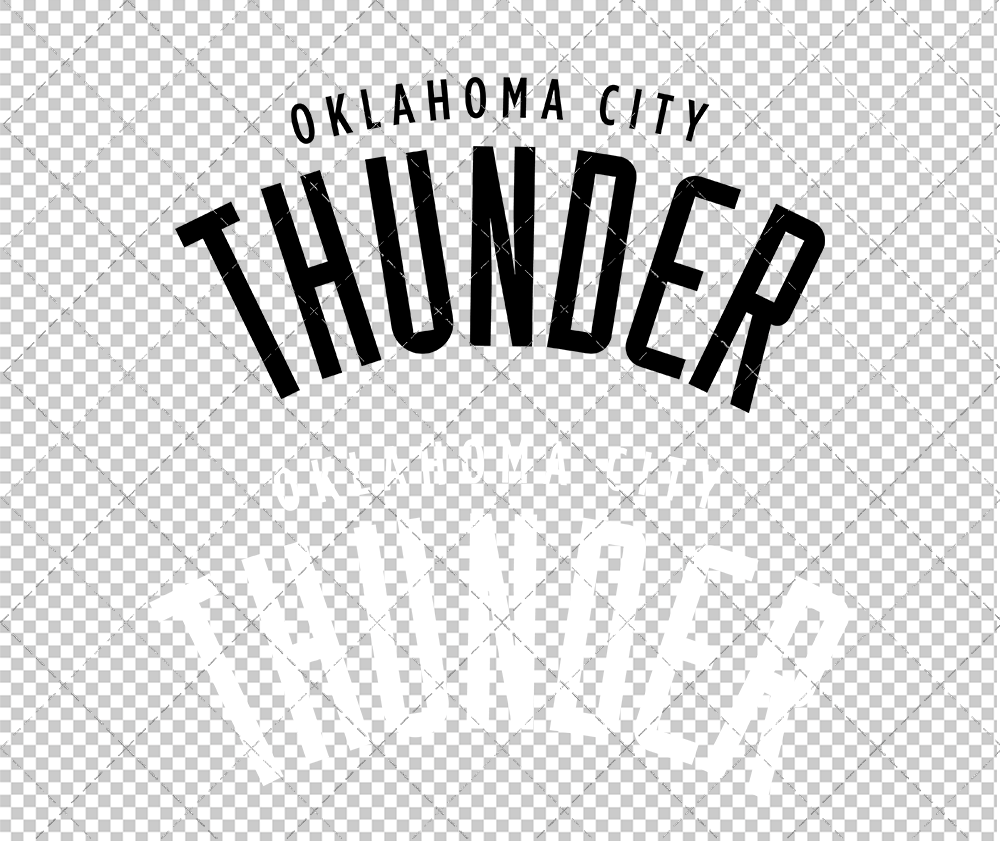 Oklahoma City Thunder Wordmark 2008 002, Svg, Dxf, Eps, Png - SvgShopArt