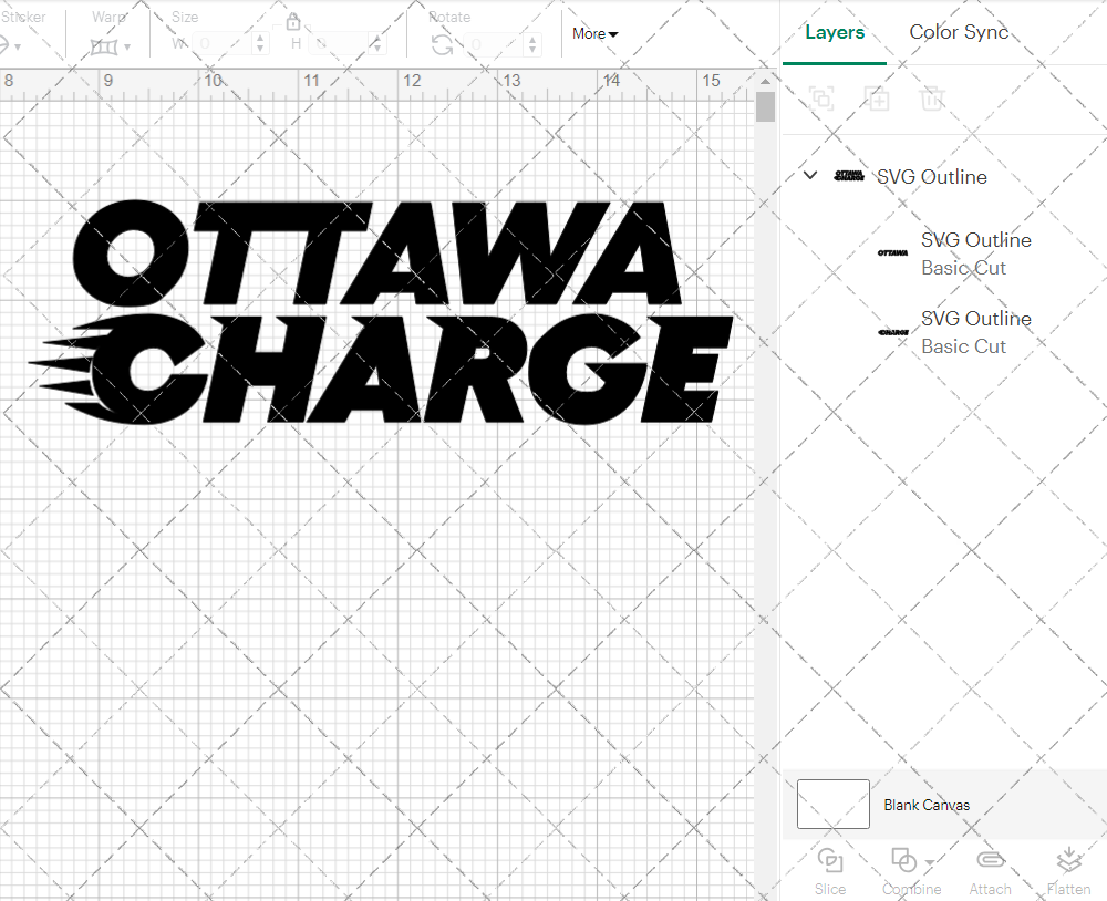 Ottawa Charge Wordmark 2024, Svg, Dxf, Eps, Png 003
