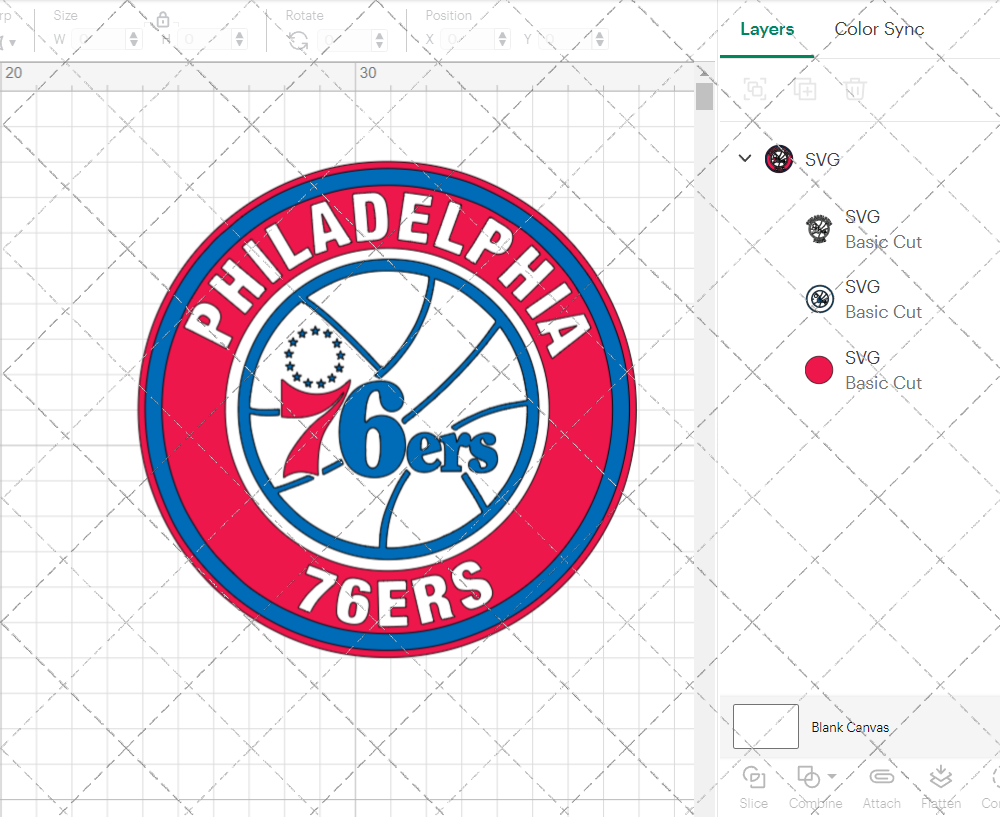 Philadelphia 76ers Circle 2009, Svg, Dxf, Eps, Png - SvgShopArt