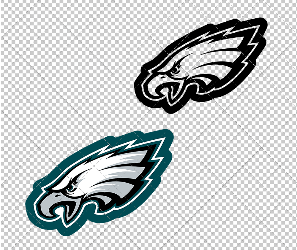 Philadelphia Eagles Concept 1996 002, Svg, Dxf, Eps, Png - SvgShopArt