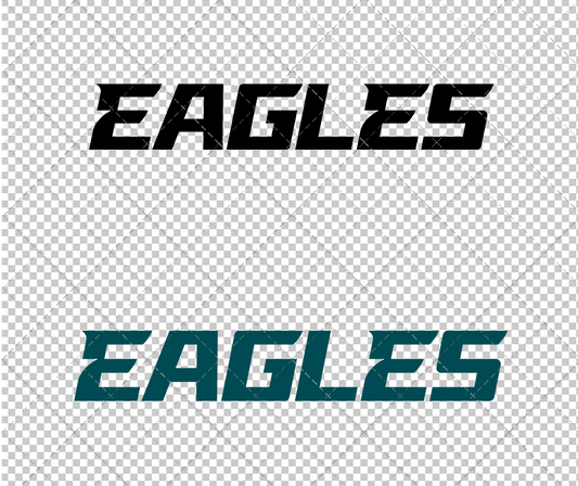 Philadelphia Eagles Wordmark 2022, Svg, Dxf, Eps, Png - SvgShopArt