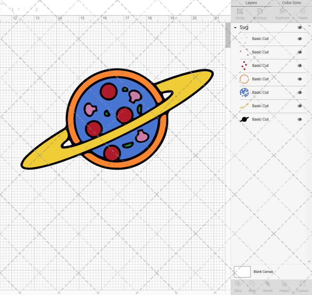 Pizza Planet Logo - Toy Story, Svg, Dxf, Eps, Png - SvgShopArt