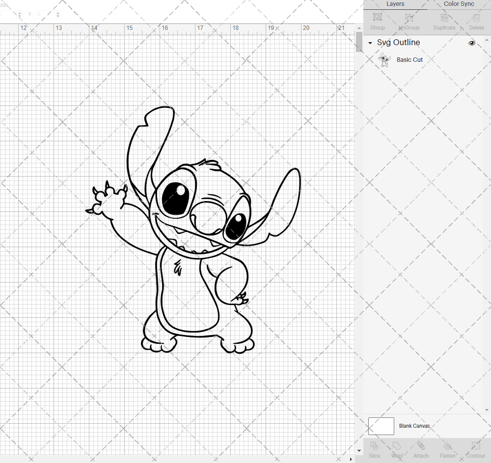 Stitch - Lilo and Stitch 006, Svg, Dxf, Eps, Png - SvgShopArt