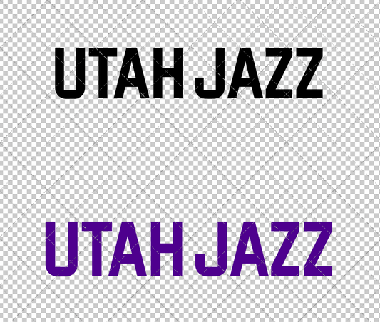 Utah Jazz Wordmark 2025, Svg, Dxf, Eps, Png - SvgShopArt