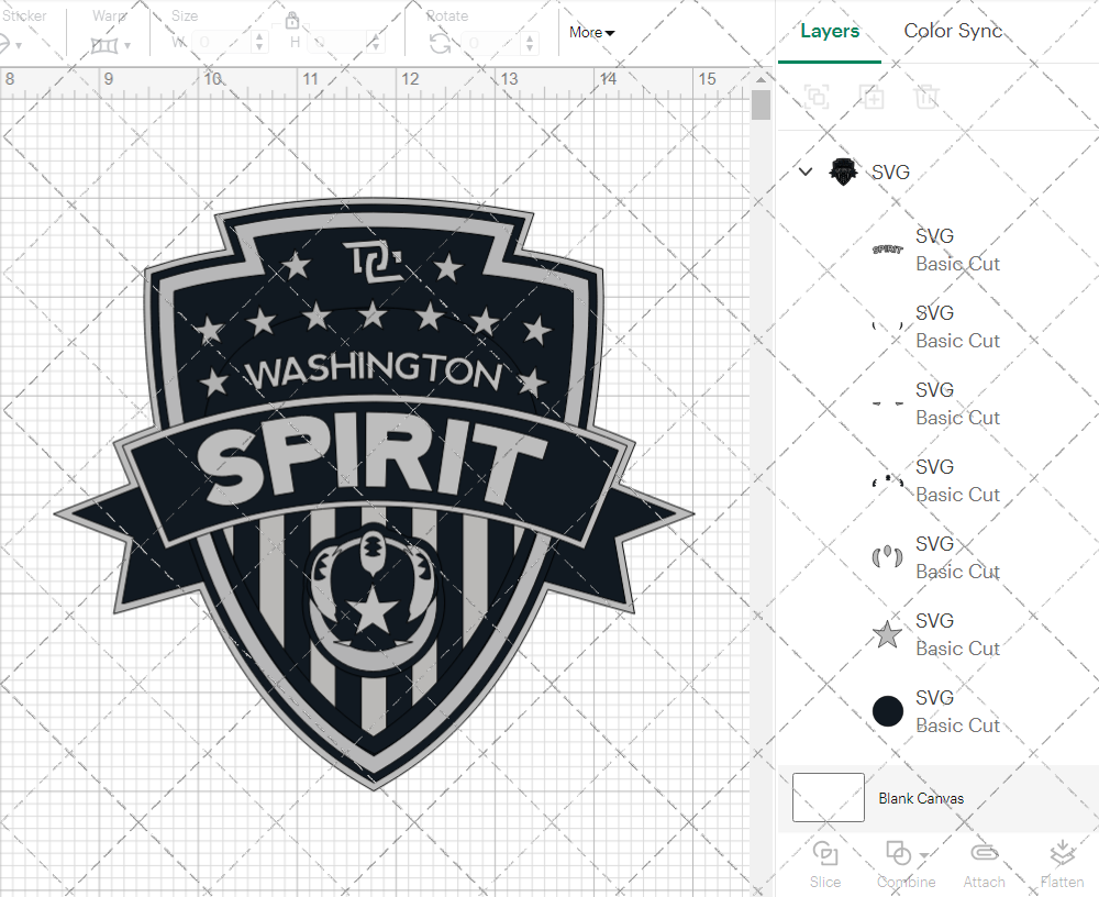 Washington Spirit Alternate 2013, Svg, Dxf, Eps, Png 002