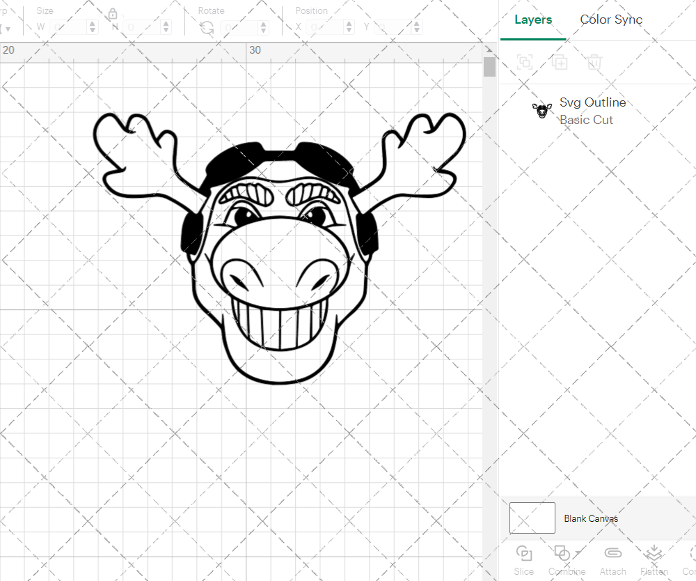 Winnipeg Jets Mascot Mick E. Moose, Svg, Dxf, Eps, Png - SvgShopArt